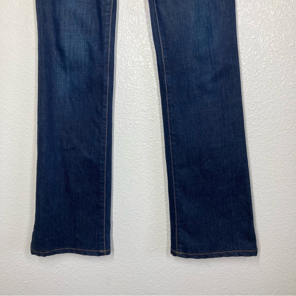 J Brand Womens Boot Cut Denim Jeans Dark Wash 27 Cotton Mid Rise 32" inseam - Picture 7 of 16